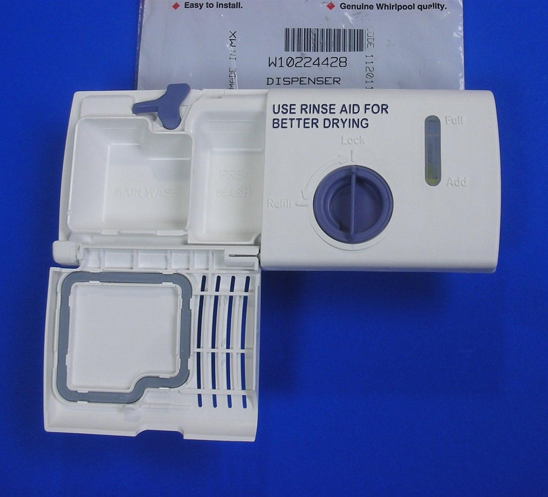 Whirlpool WPW10224428 Dishwasher Detergent Dispenser Assembly