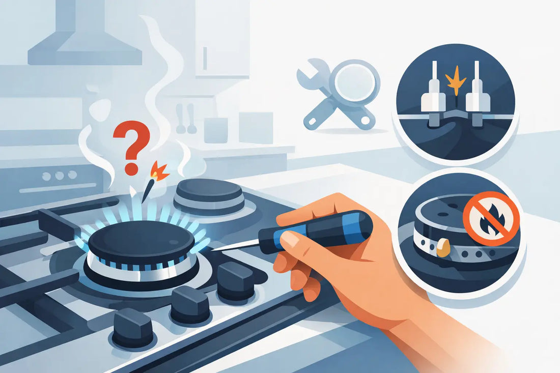 Gas Range Burner Won't Ignite? Find the Fault