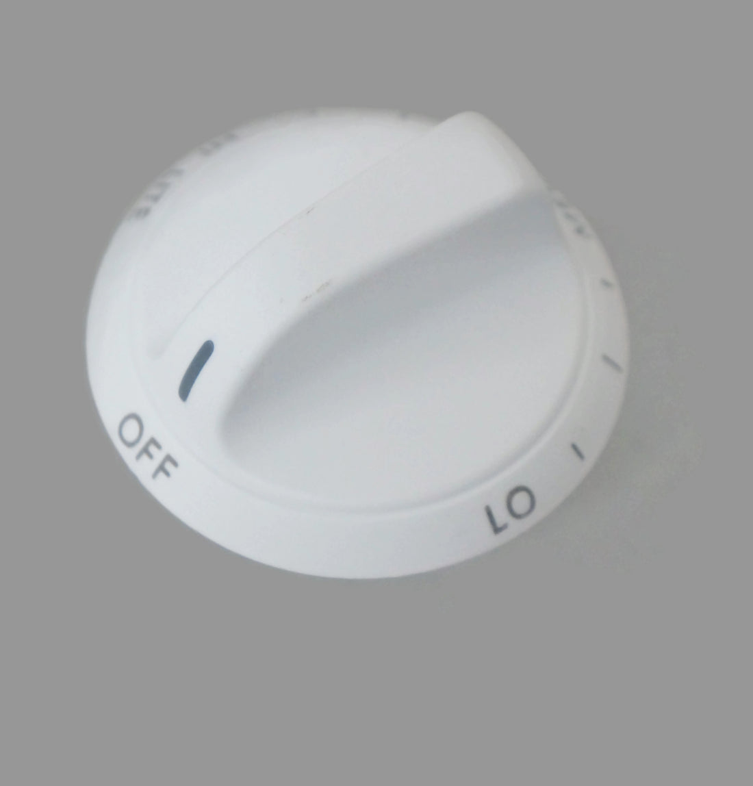 Amana WP31905408W Range Burner Knob White 3/4 View