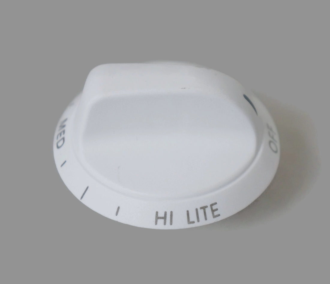 Amana WP31905408W Range Burner Knob White Right