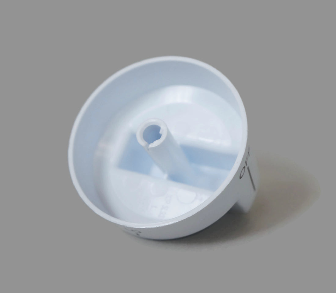 Amana WPW10614597 Range Knob White Underside