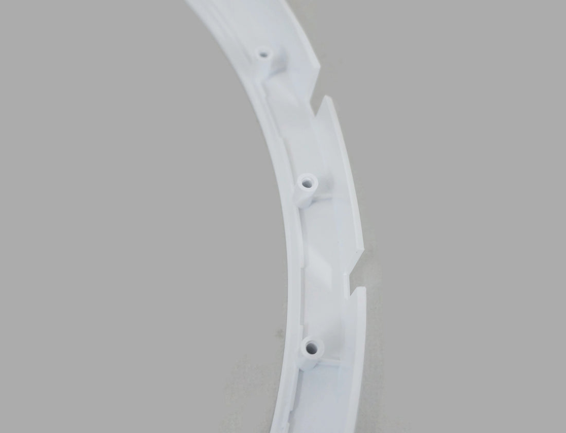 Bosch 00706184 Dryer Door Handle White Back Closeup
