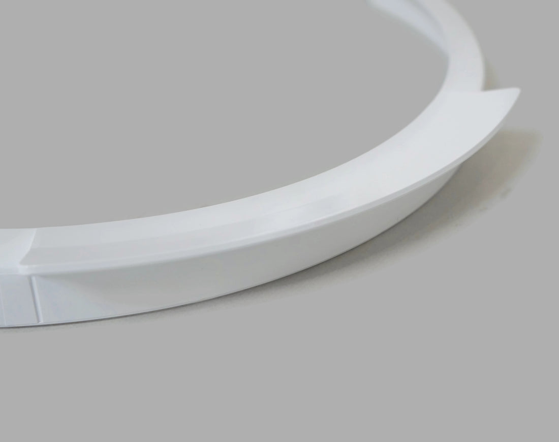 Bosch 00706184 Dryer Door Handle White Closeup