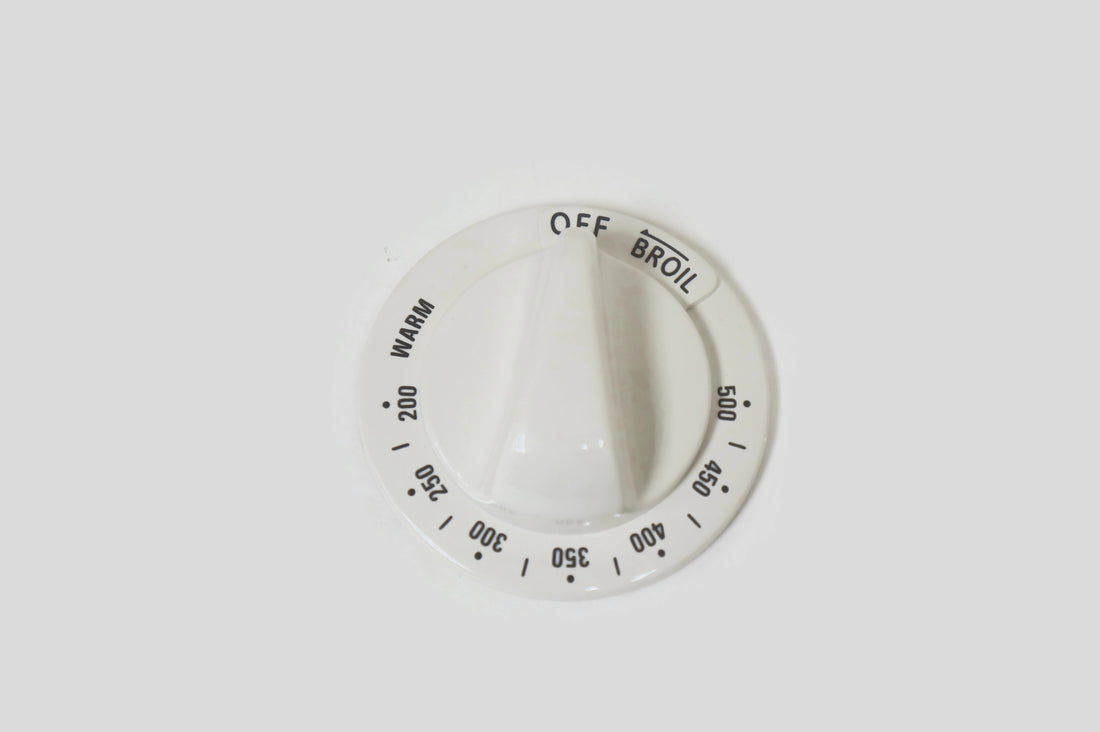 GE WB03K10186 Oven Thermostat Knob Bisque Top