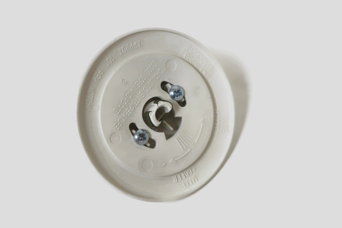 GE WB03K10186 Oven Thermostat Knob Bisque Underside
