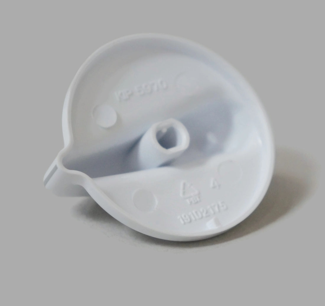 GE WB03T10027 Range Burner Knob White Underside