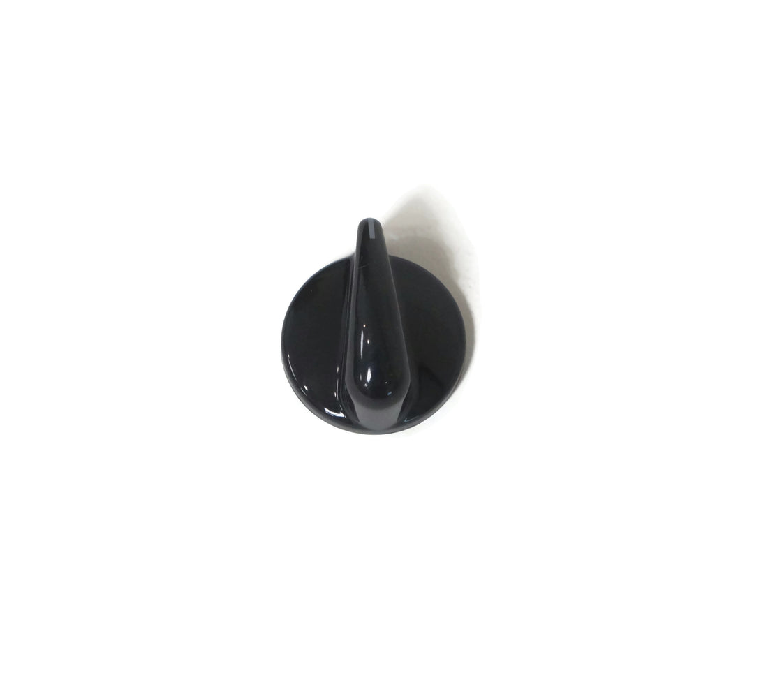 GE WB03X10136 Range Burner Knob Black Top