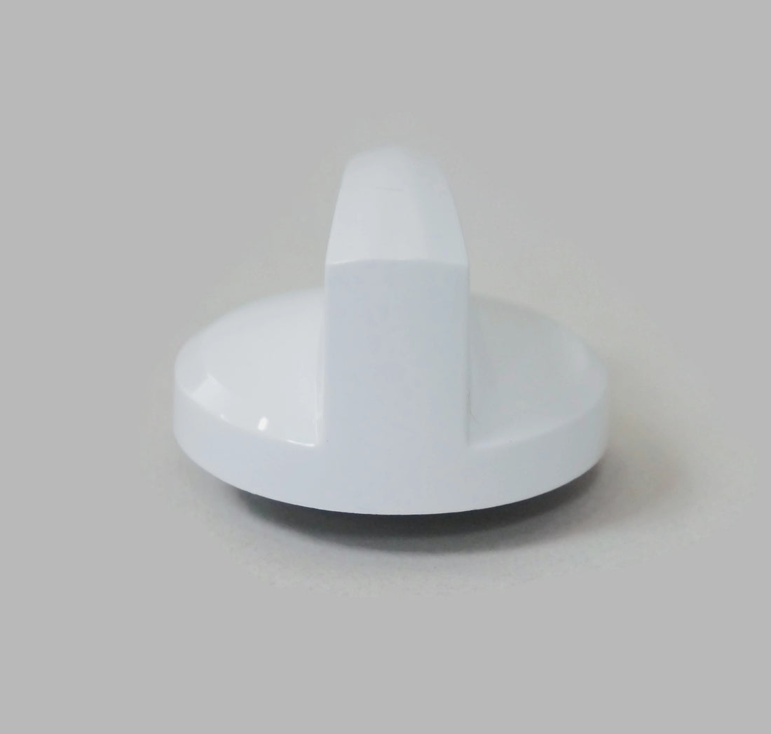 GE WB03X20284 Burner Knob White Bottom