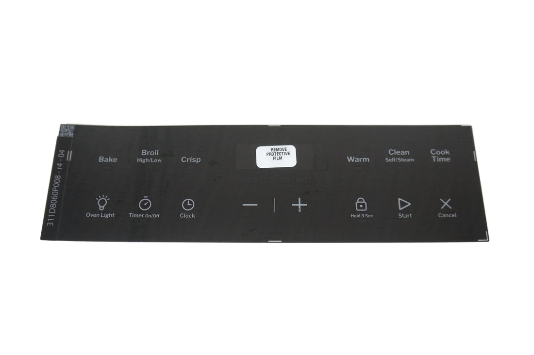GE WB07X47345 Oven Control Overlay