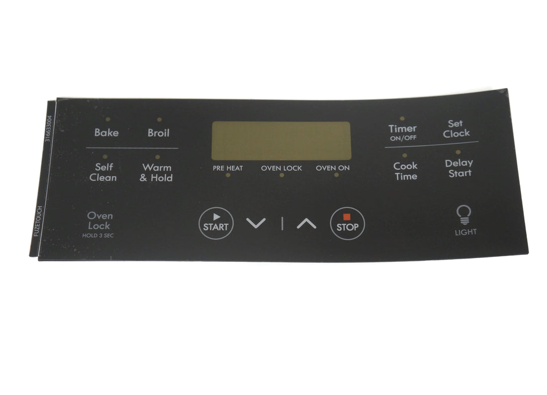 Kenmore 316633004 Oven Control Overlay