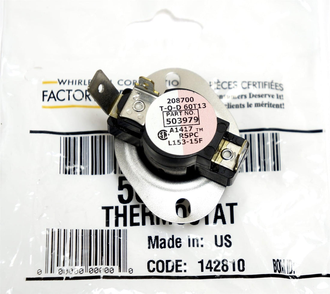 Maytag Amana Dryer Thermostat WP503979