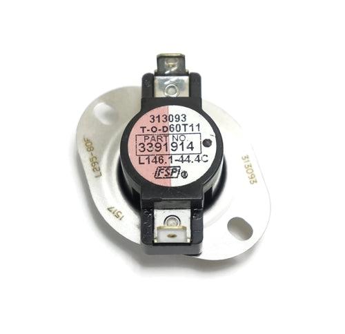 Whirlpool Dryer Thermostat WP3391914