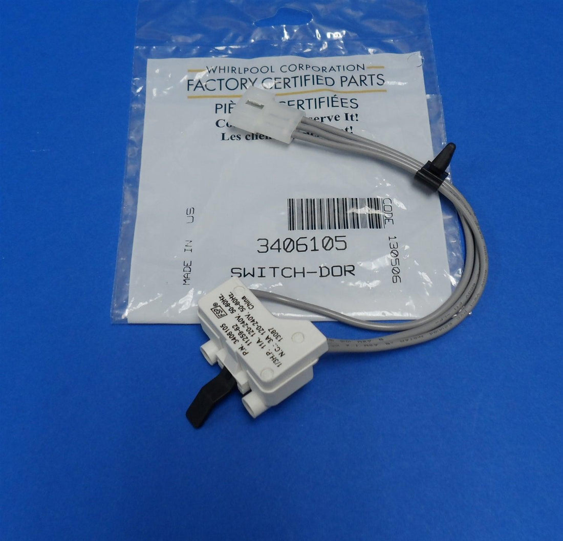 Whirlpool Kenmore Dryer Door Switch WP3406105