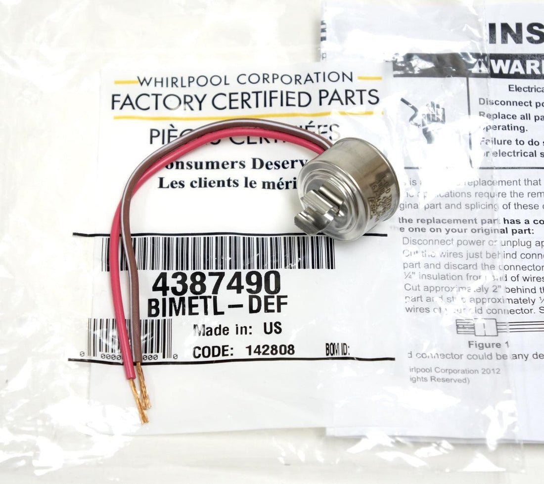 Whirlpool Defrost Thermostat WP4387490