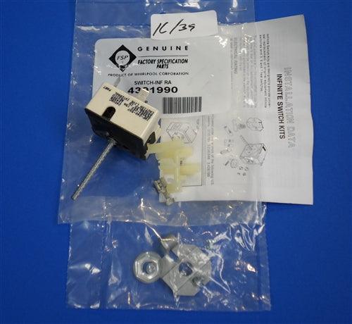 Whirlpool 4391990 Range Infinite Switch Kit