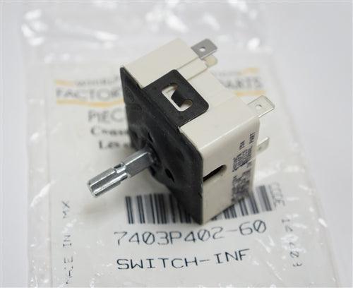 Whirlpool 7403P402-60 Range Infinite Switch
