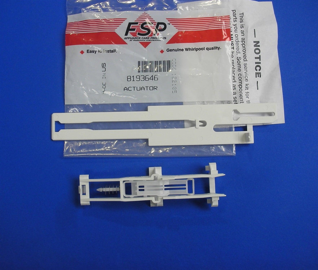 Whirlpool Dishwasher Dispenser Actuator Assembly Kit 8193646