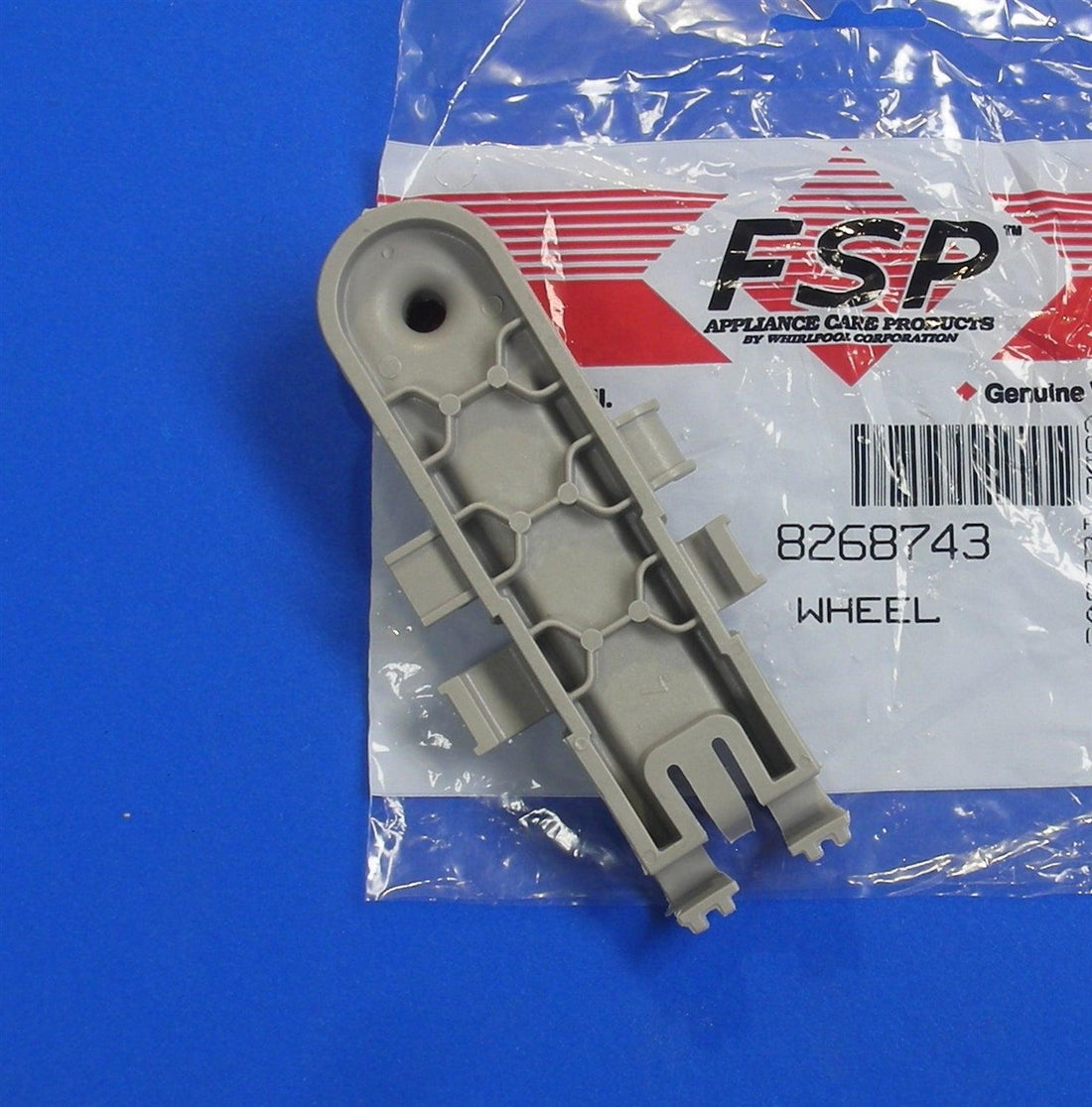 Whirlpool Dishwasher Upper Dishrack Wheel Mount WP8268743