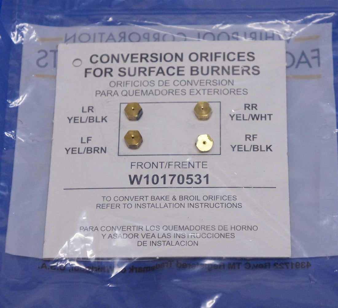 Whirlpool WPW10170531 Range LP Conversion Kit Virginia Service Supply