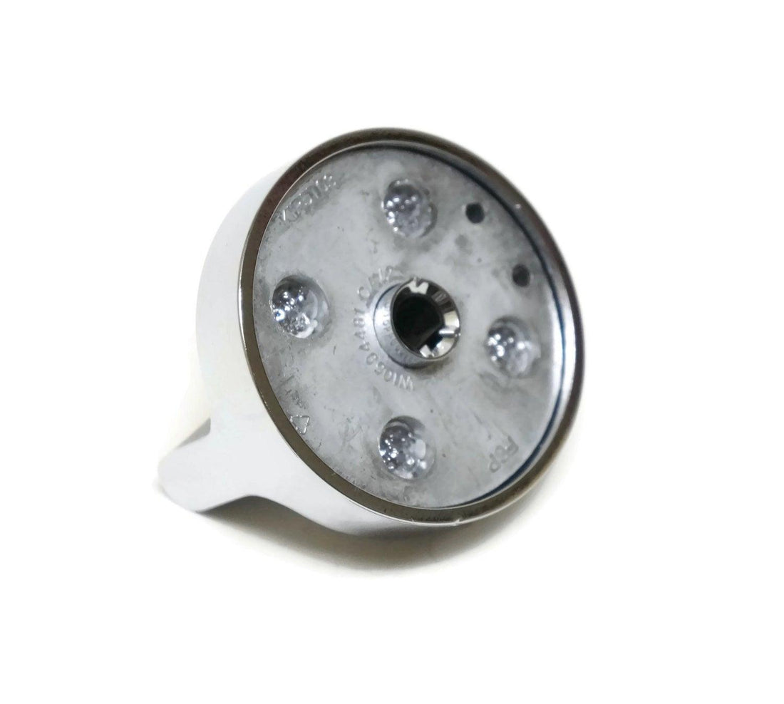 Whirlpool W10828837 Range Knob Stainless