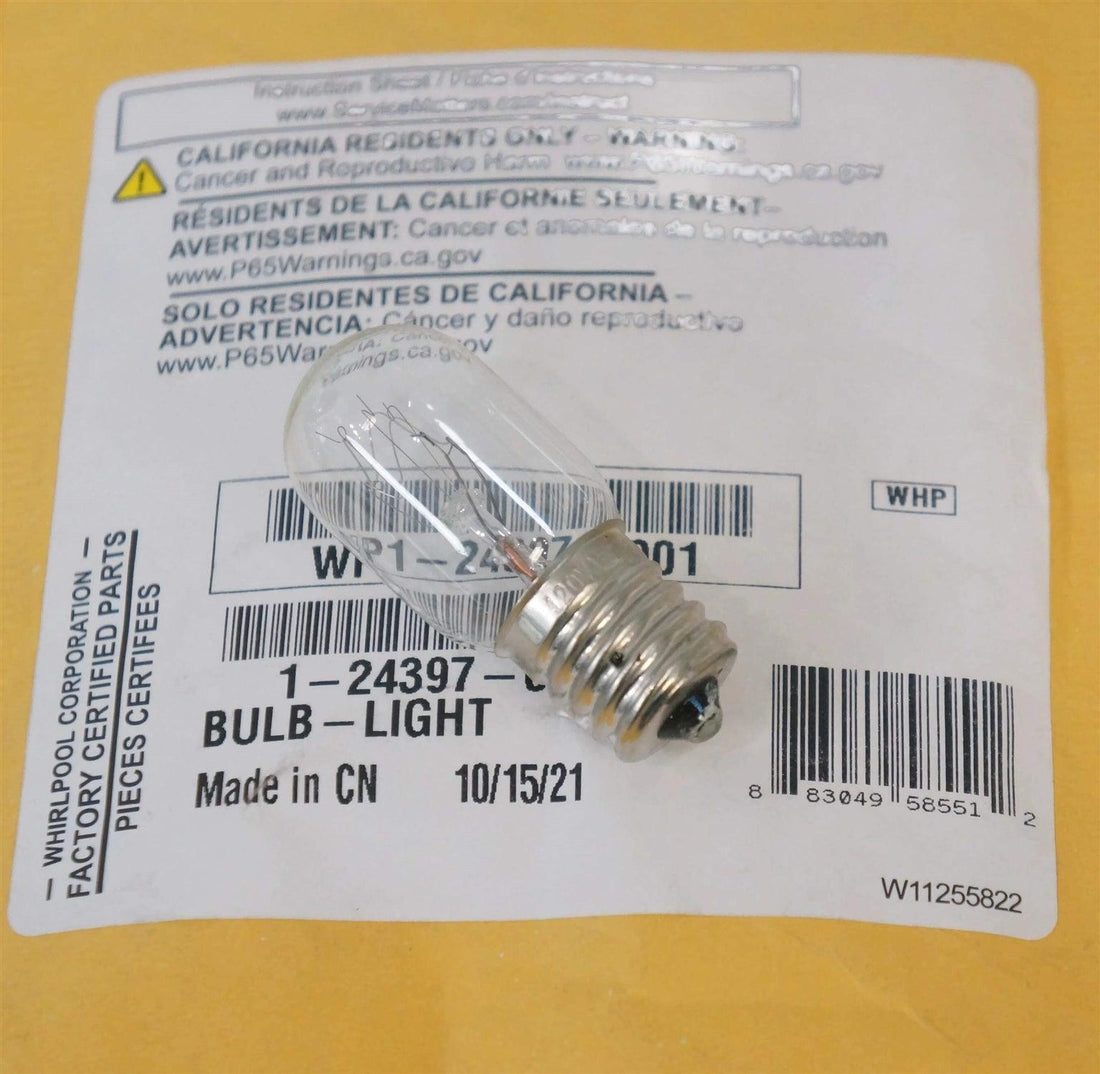 WP1-24397-001 Whirlpool Light Bulb