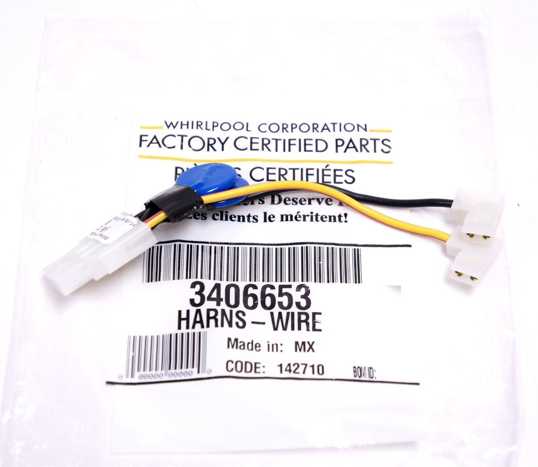 Whirlpool WP3406653 Dryer Sensor Harness